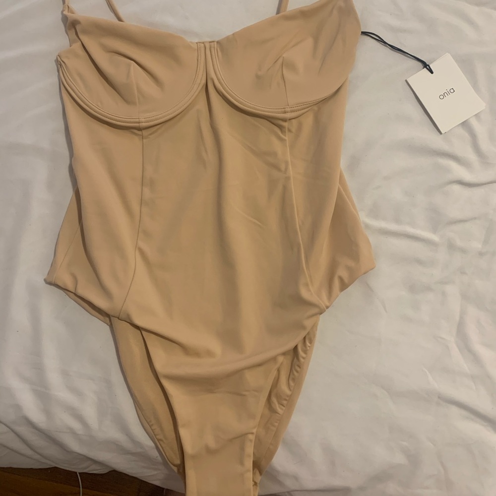NWT Onia Isabella High Leg One Piece